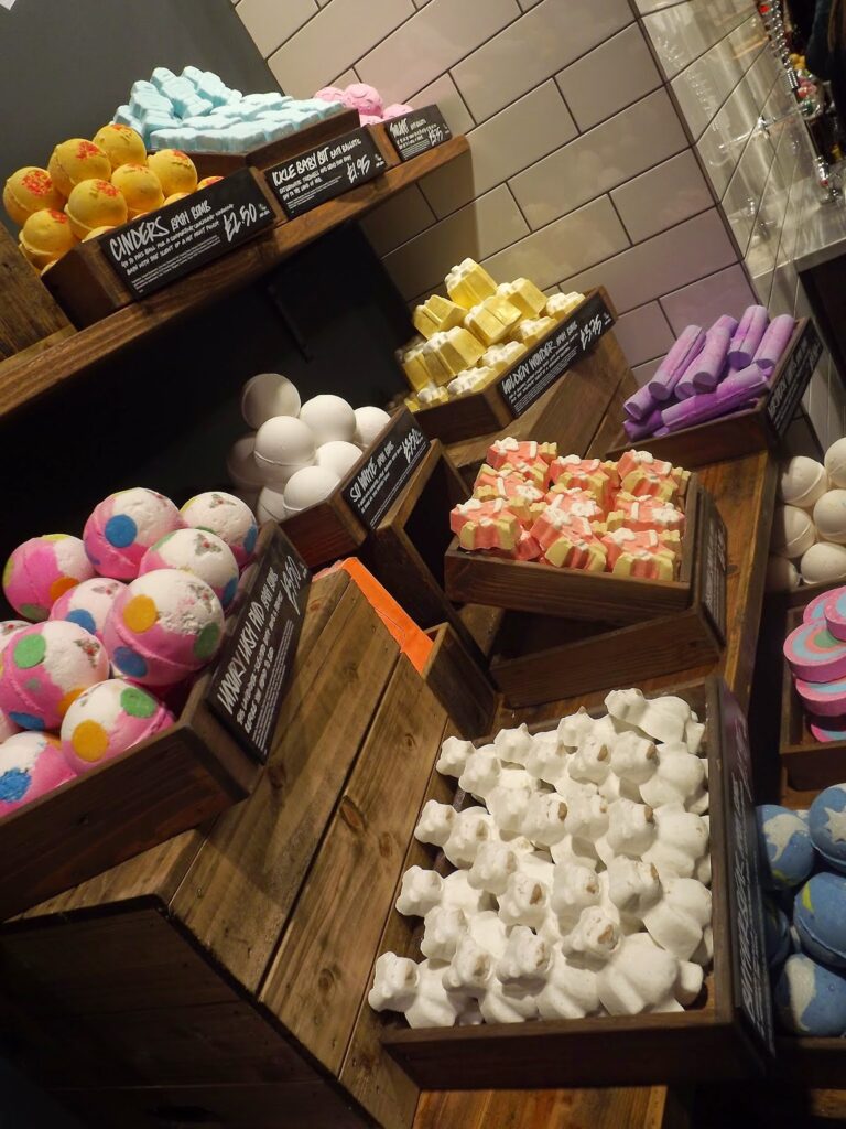 Lush bath bomb selection