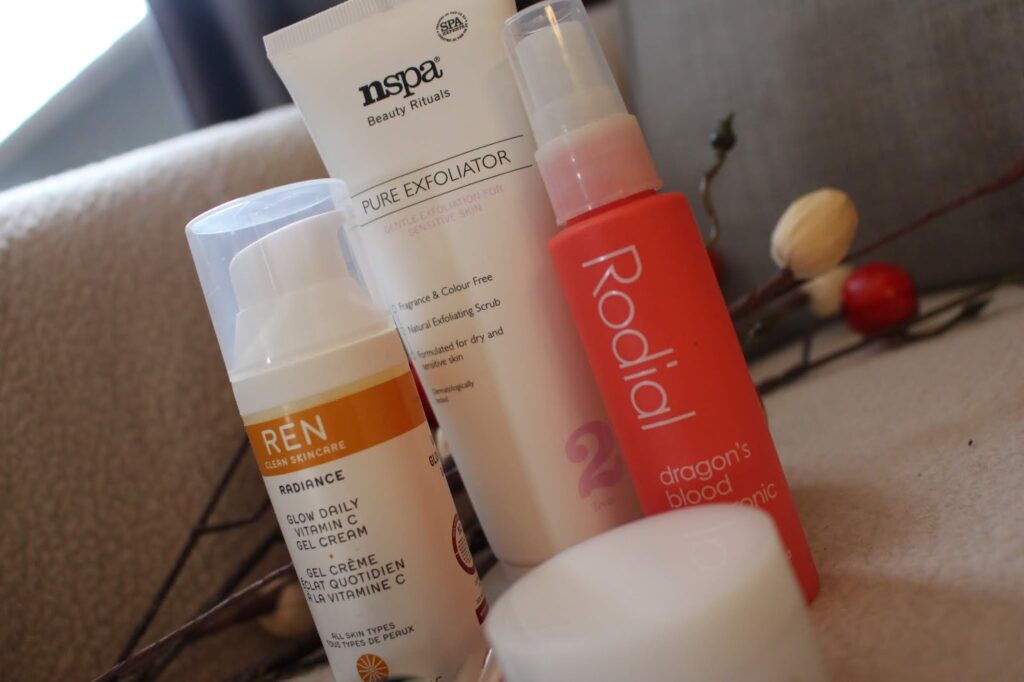 HYDRATING SKINCARE FOR WINTER. Hydrating skincare products.