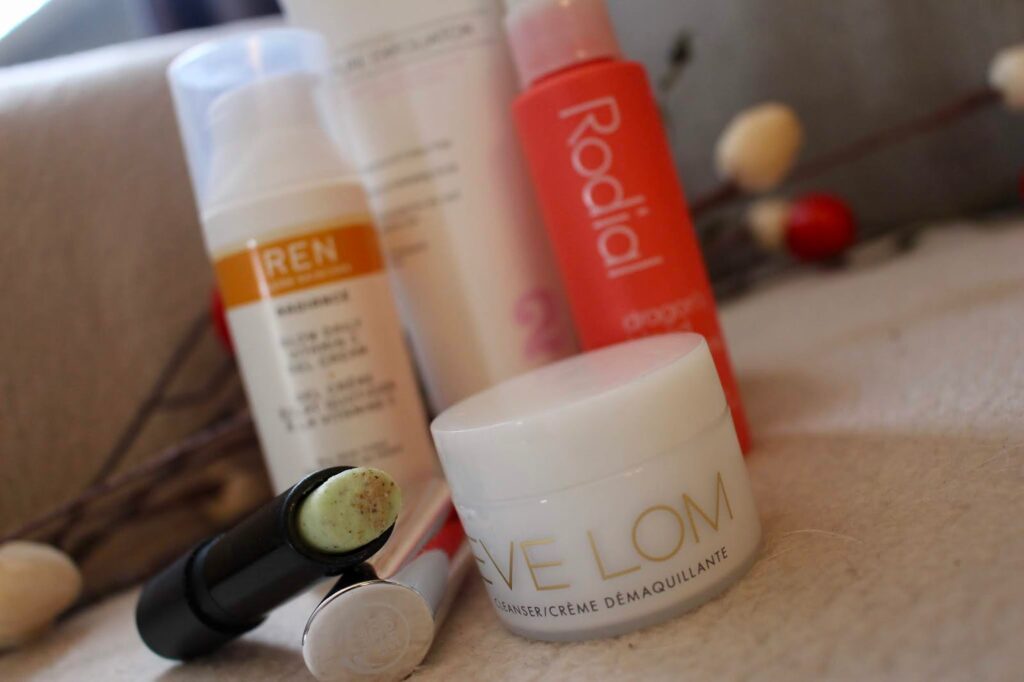 HYDRATING SKINCARE FOR WINTER. Skincare products.