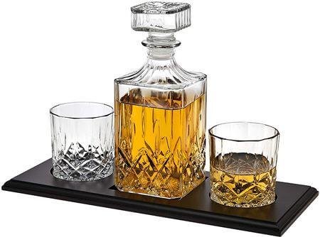 Fancy glass decanters make great gifts for the Dad who has everything.