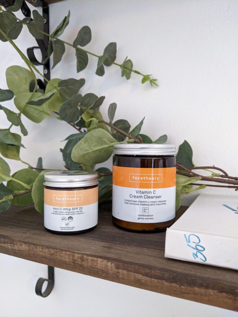 Facetheory skincare products would make great gifts for new mums.
