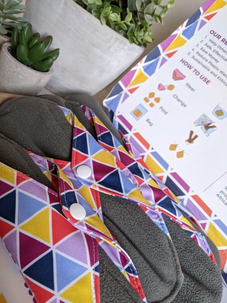 Reusable period products.