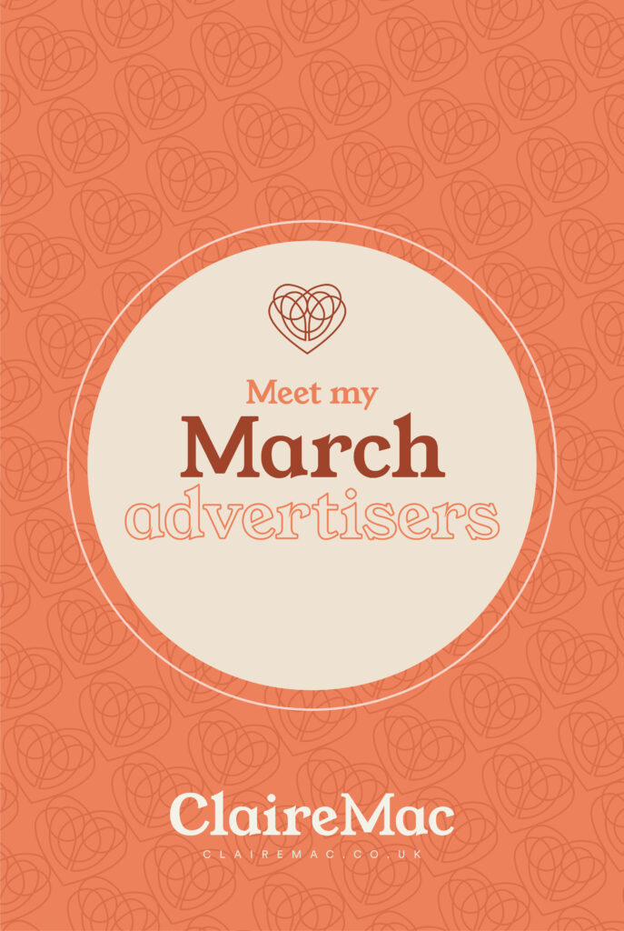 Meet my March advertisers.