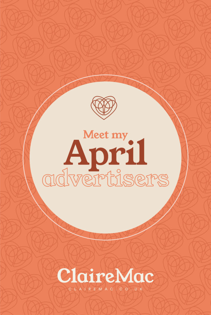 Meet my April advertisers.
