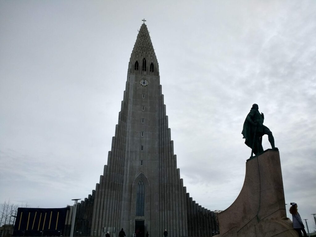 Hallgrimskirkja in Reykjavik.