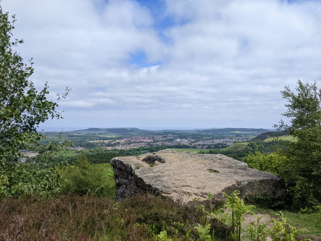 Hanging stone - A hidden gem on the Guisborough 3 peaks walk.