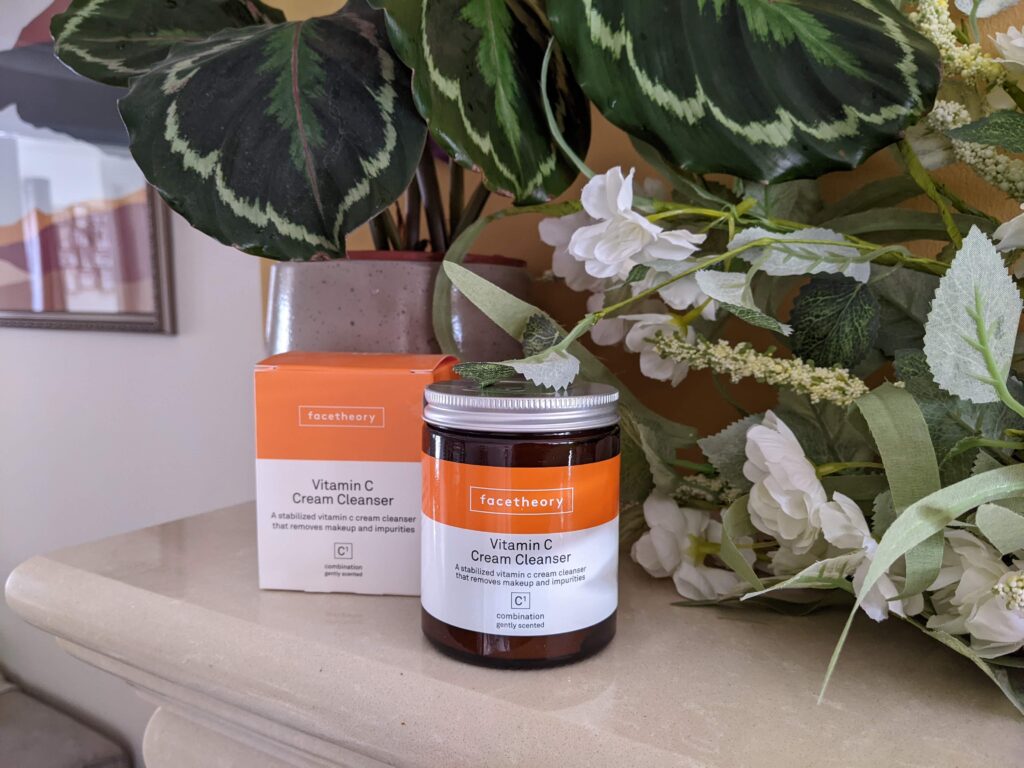 Facetheory vitamin C cream cleanser.