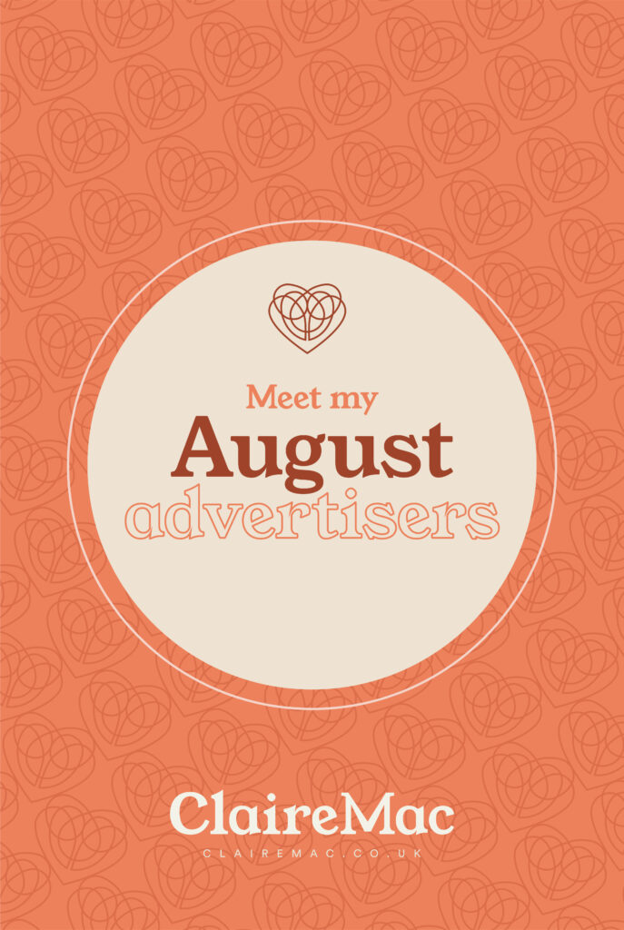 Meet my August advertisers.
