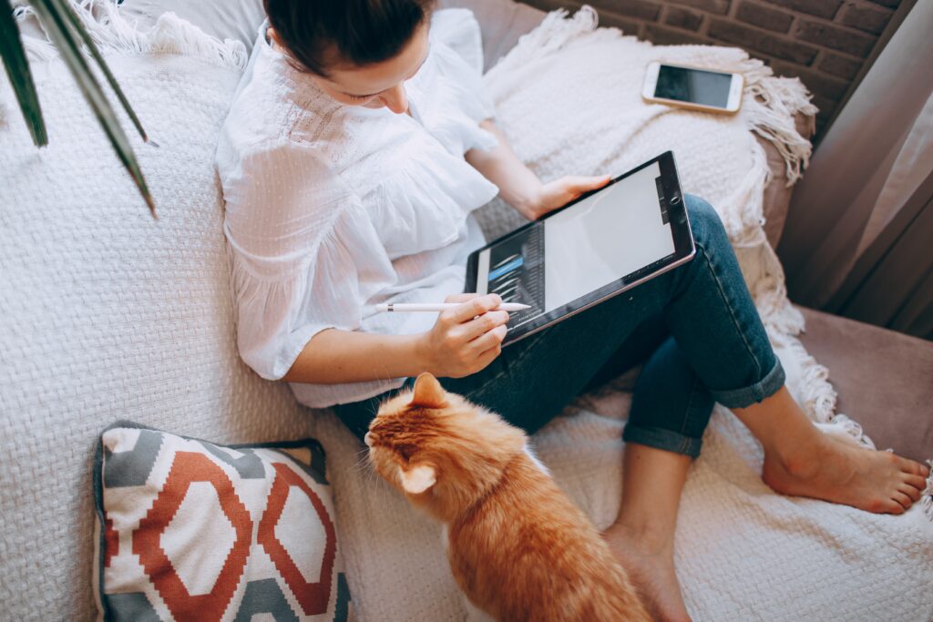 How to create a comfortable working from home environment.
