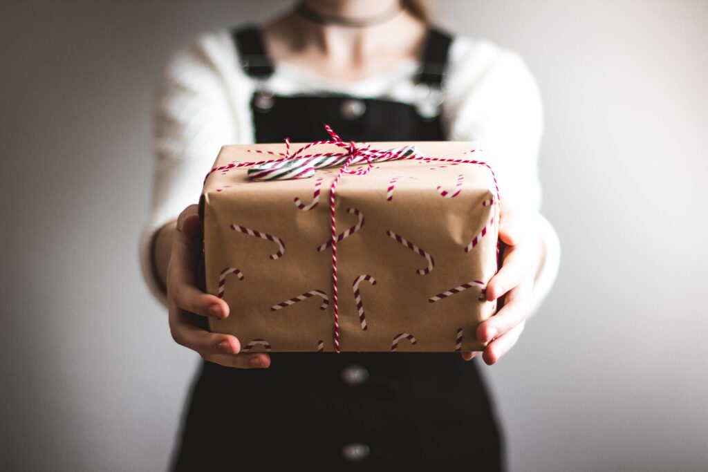 Christmas gif giving.