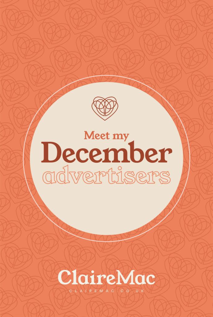 December advertisers logo claire mac