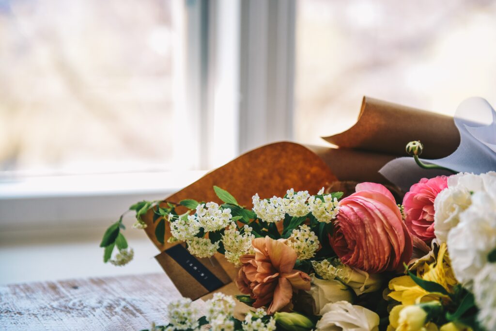 Memorial flowers. This blogpost shows different types of funeral services.