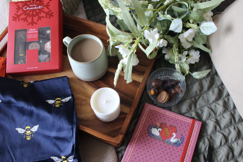 Cosy night in essentials for dealing with the mental load of motherhood.