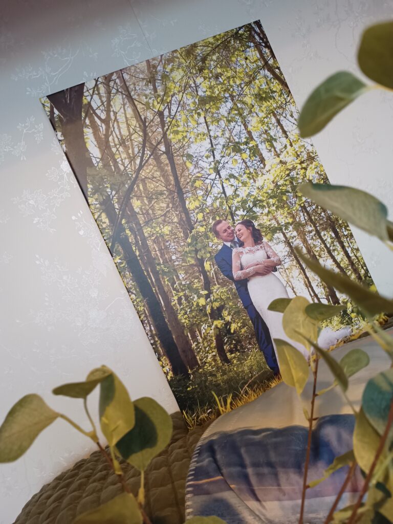 Personalised wedding photo canvas from My Picture.