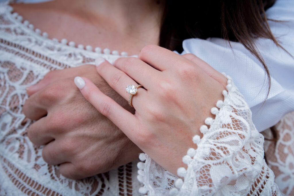 Choosing the perfect diamond. Learn about the 4 C's of diamonds in this post.