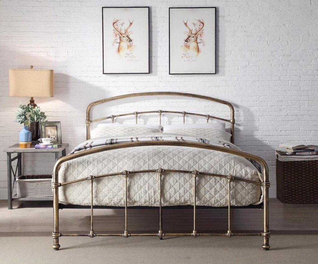 Flintshire Mostyn 5FT Kingsize Metal Bed Frame.