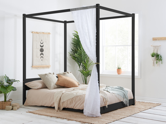 Birlea Darwin 5FT Kingsize Four Poster Bed