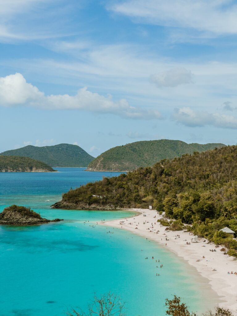 Trunk Bay beach in St. John.