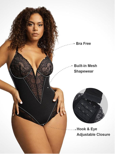 Black shapewear.