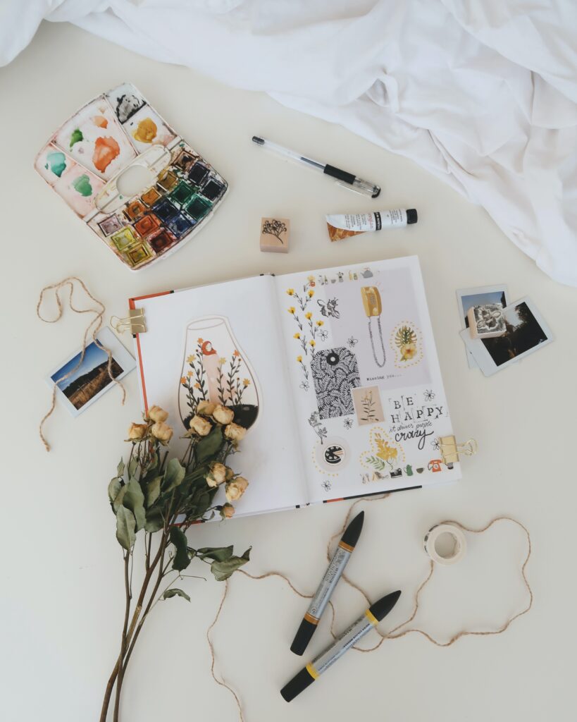 Scrapbooking noted as one of 25 budget-friendly hobbies by Merry of August.