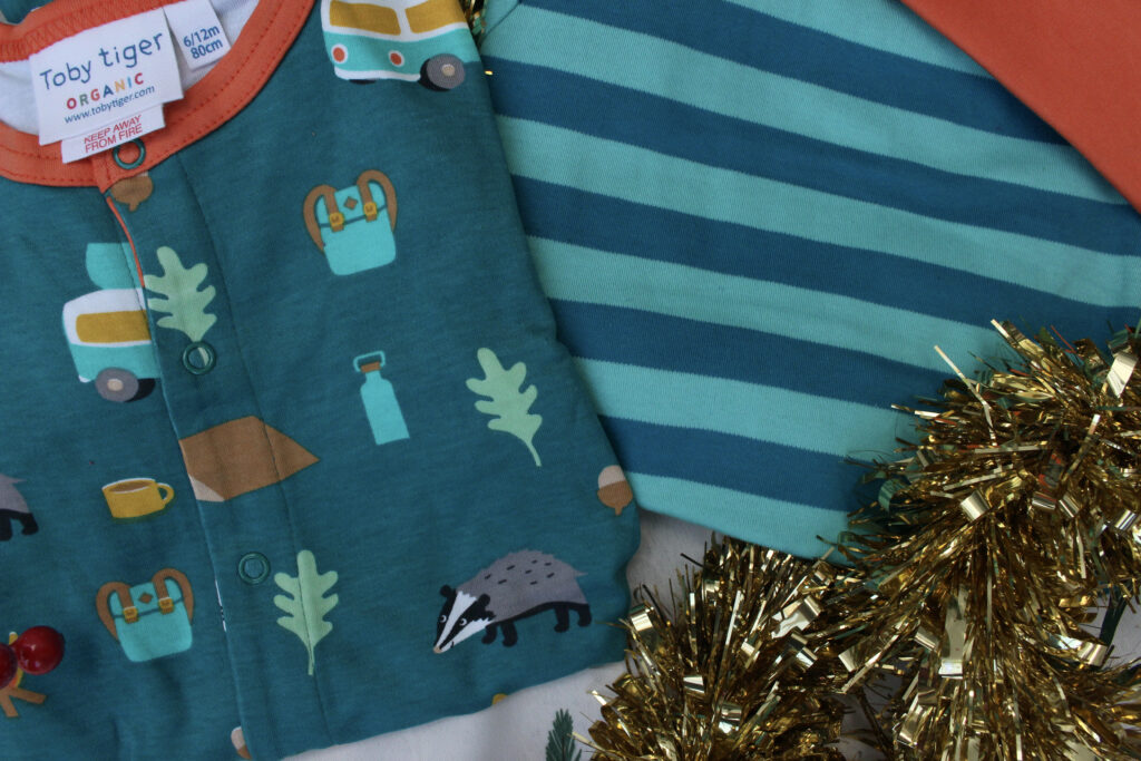 Toby Tiger newborn set features on my Christmas gift guide for kids under £50.