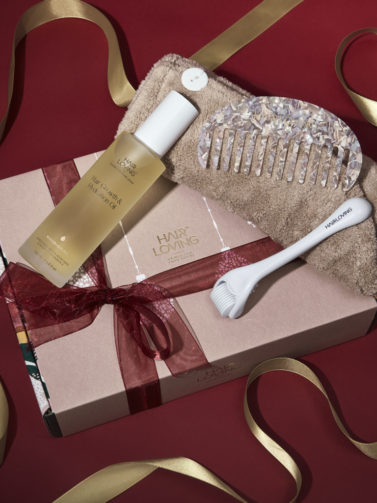 Hair Loving gift set as part of my Christmas gift guide for her under £50.