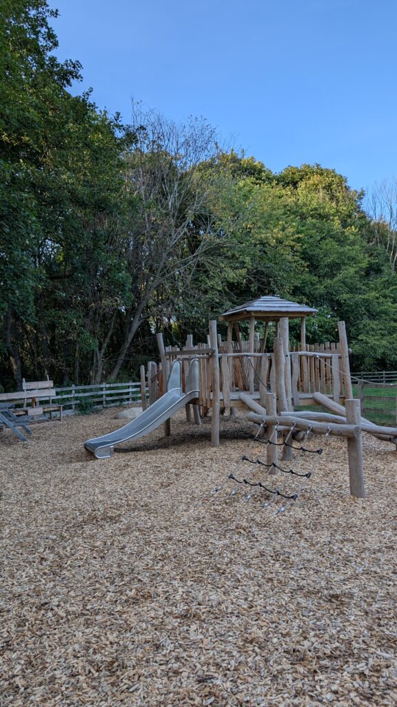 New playground equipment at Flatts Lane Country park September 2025.