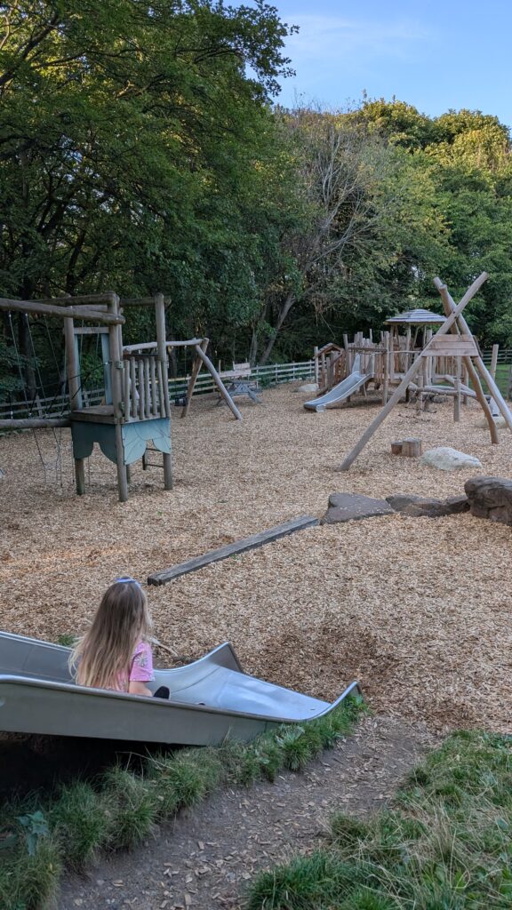 New playground equipment at Flatts Lane Country park September 2025.