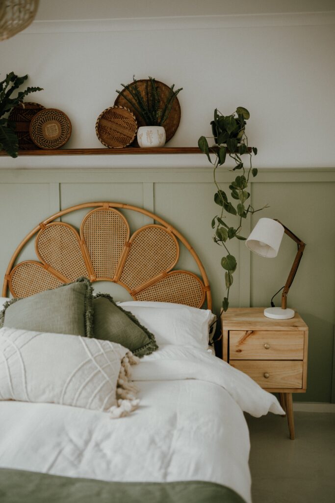 Updated headboard silhouettes are on my interior design trends for 2024 list. 