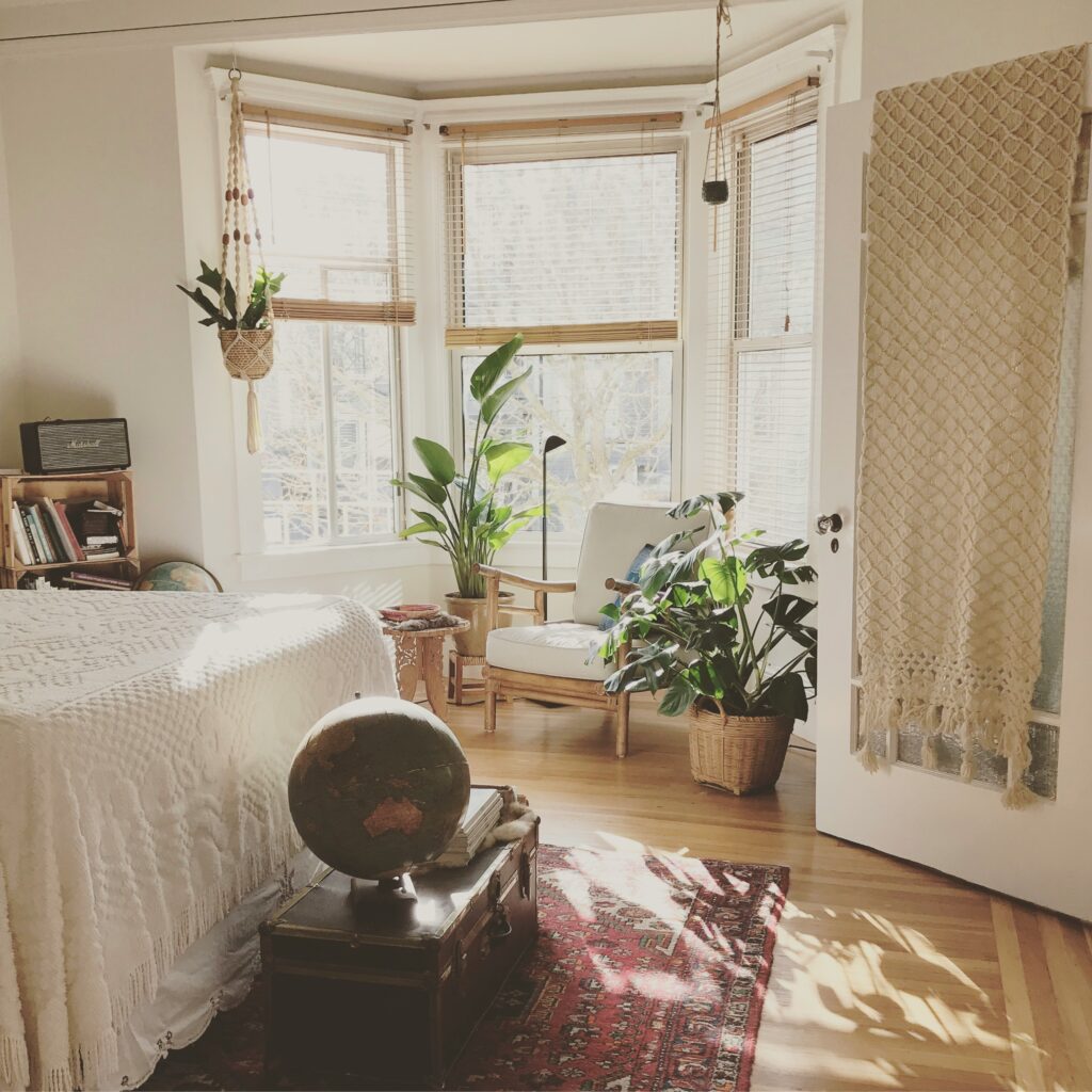 Scandi inspired bedroom is one of the interior design trend predictions for 2024.
