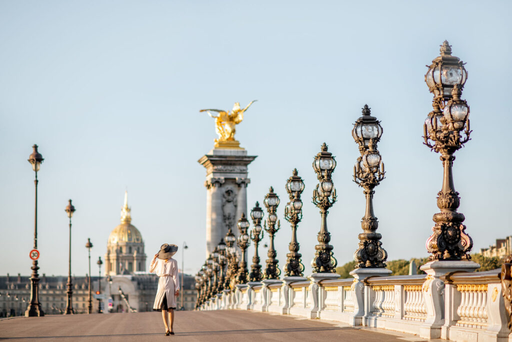 Pont Alexandre III in Paris.
