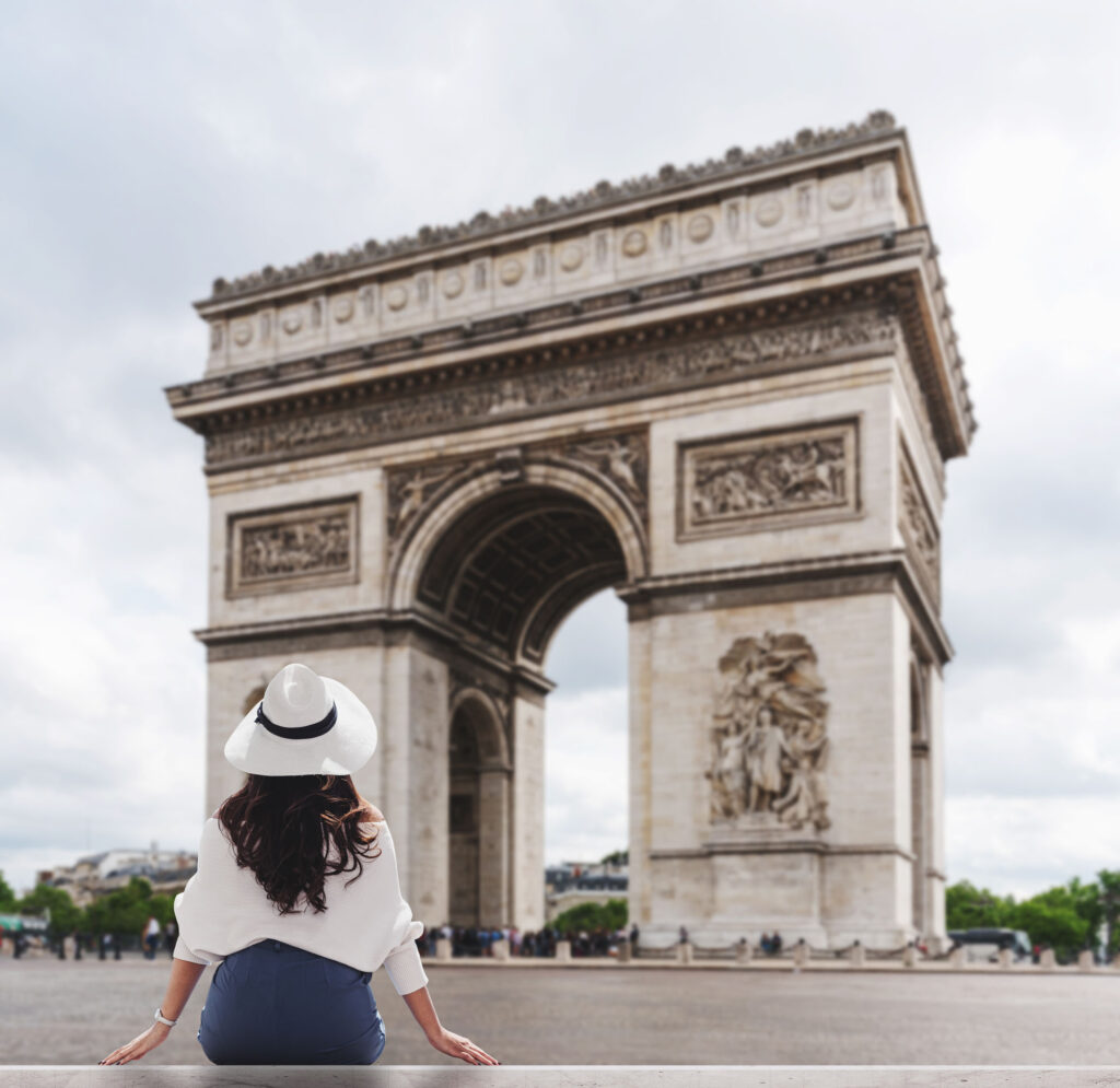 Arc de Triomphe is one of my favourite instagrammable places in Paris.