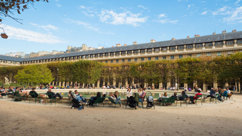 Jardin du Palais Royal is one of my ten most instagrammable places in Paris.