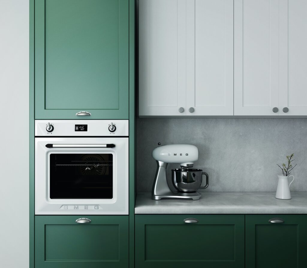 Update your kitchen cabinets with paint.