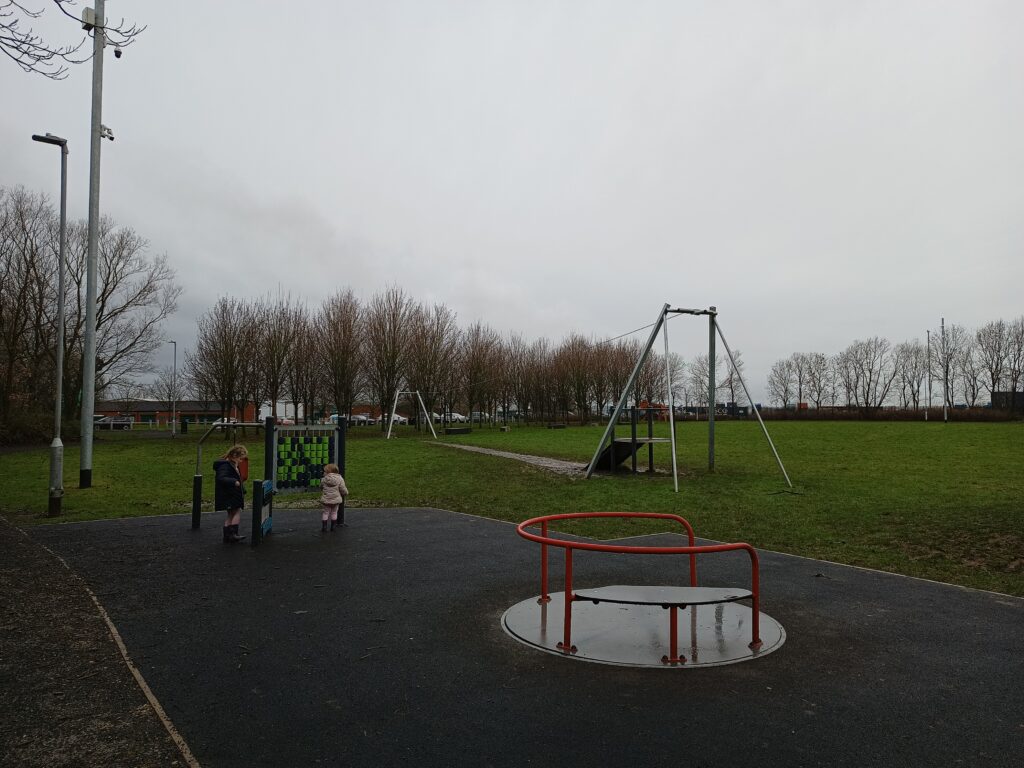 The play park at Teessaurous Park.