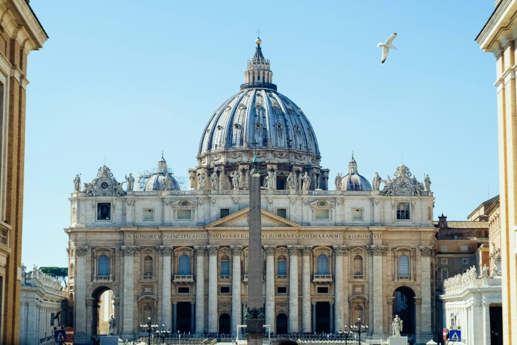 St Peter's Basilica in Vatican City.