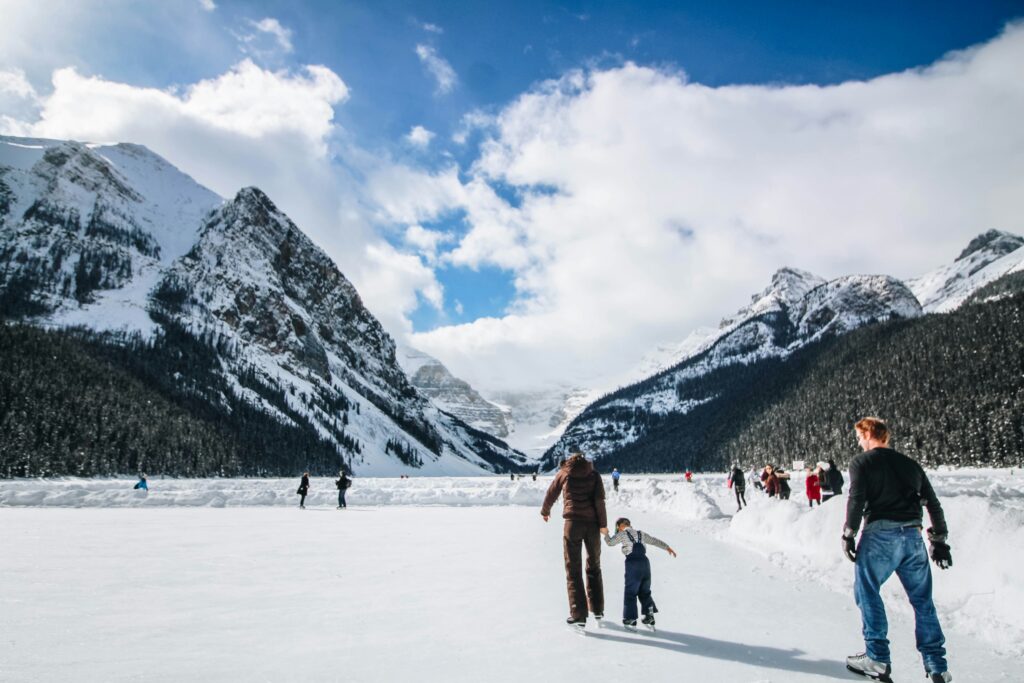 European family ski holiday destination.