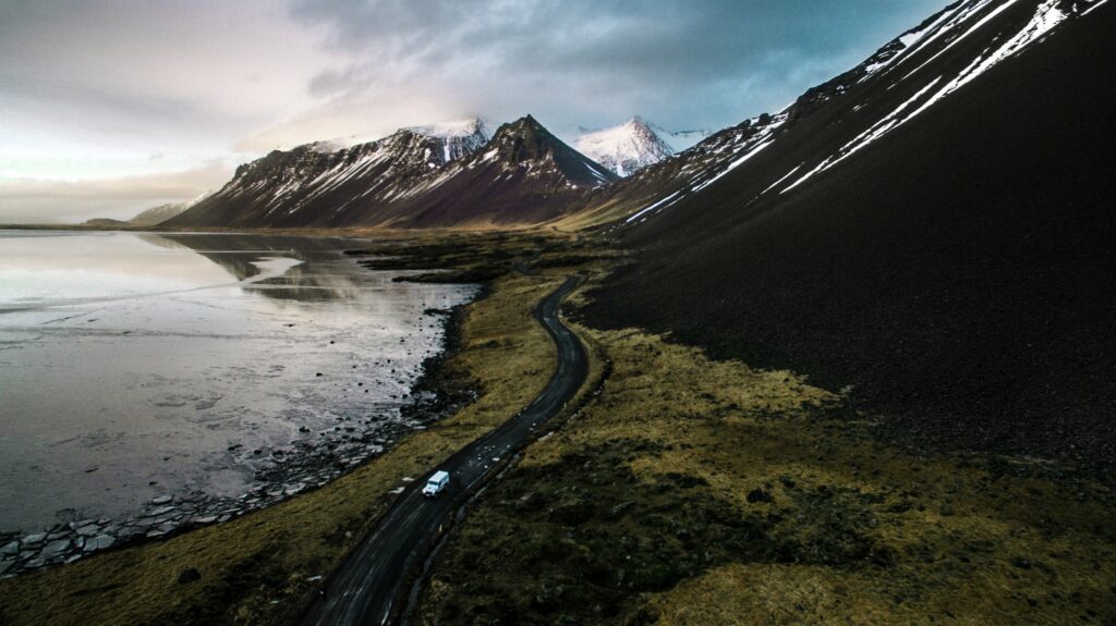 Icelandic landscape.