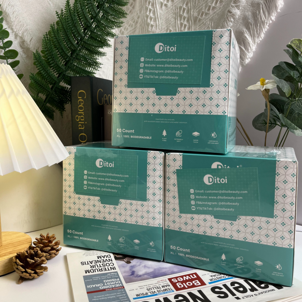 Ditoi disposable face towels are just one Chemical Free Ways to Cleanse Your Skin.