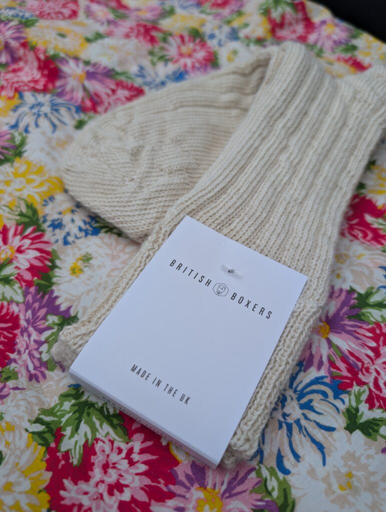 British Boxers Alpaca Bed Socks.