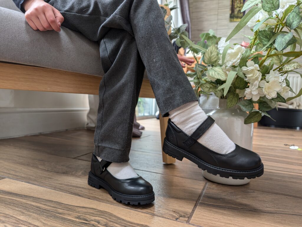 AMC wearing Hush Puppies, Talisman shoes.
