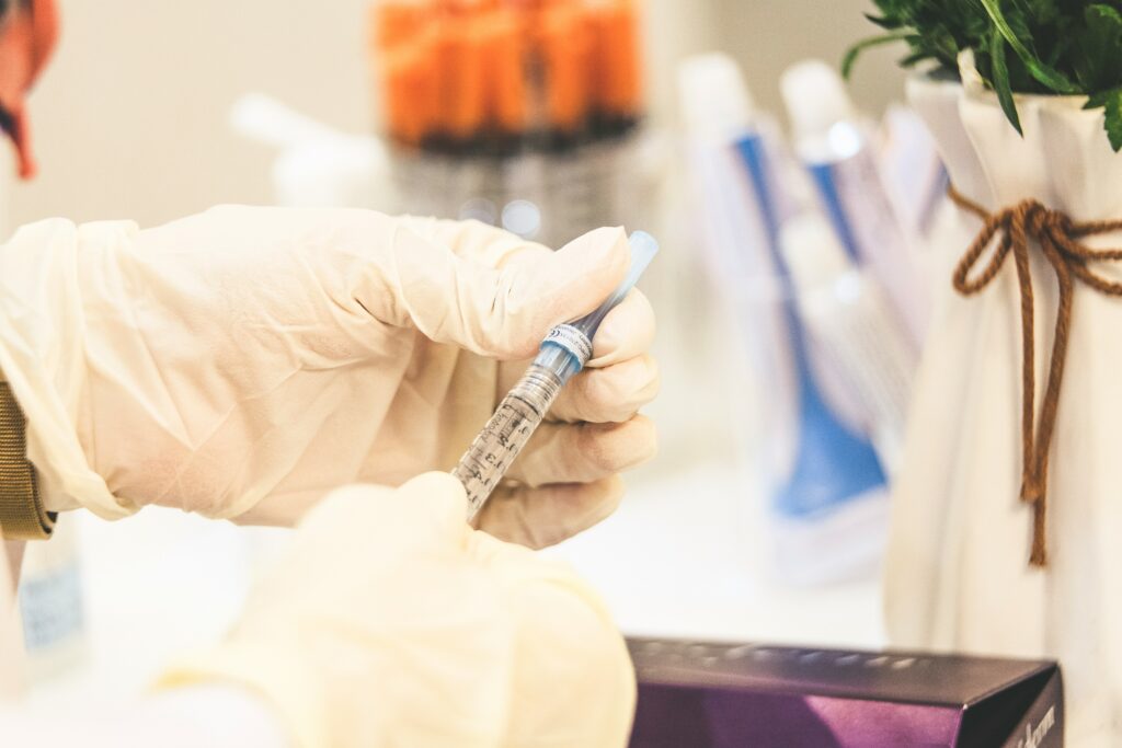 Botox injection.