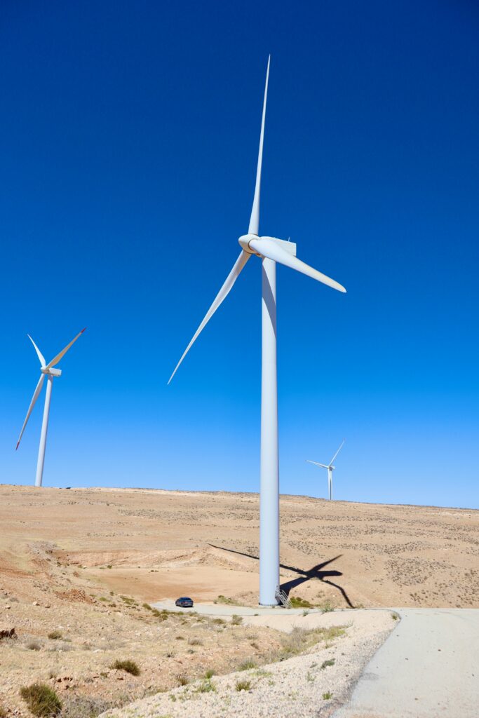 Wind turbine. This is to go with an article listing carbon neutral businesses.