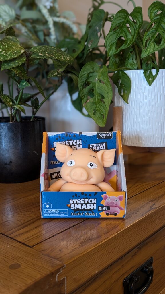 Win a Stretch 'n' Smash Pig.