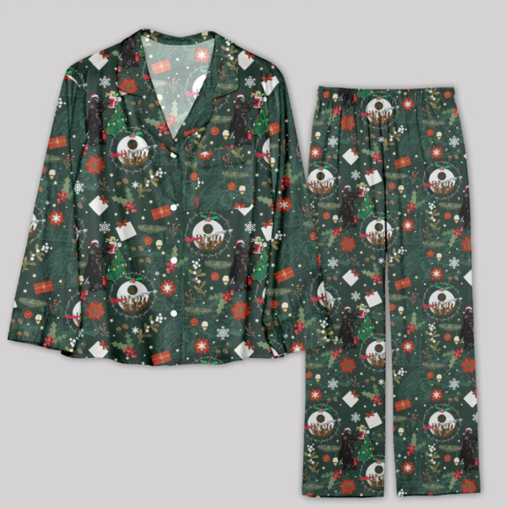 Christmas Star Wars Master Yoda Pyjamas Set