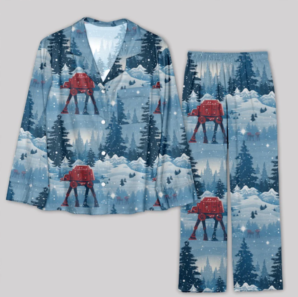 Christmas Snowflake AT-AT Pyjamas Set