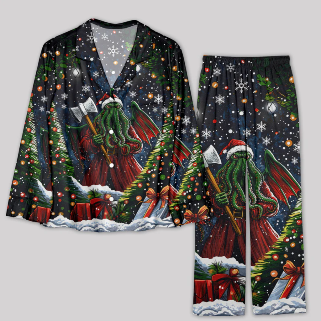 Cthulhu Santa Claus Pyjamas Set