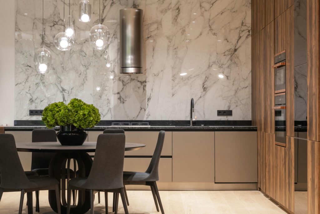 Image of well designed kitchen. This is to go with a guide to your next affordable home makeover.