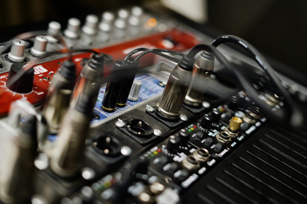 Audio connectors.
