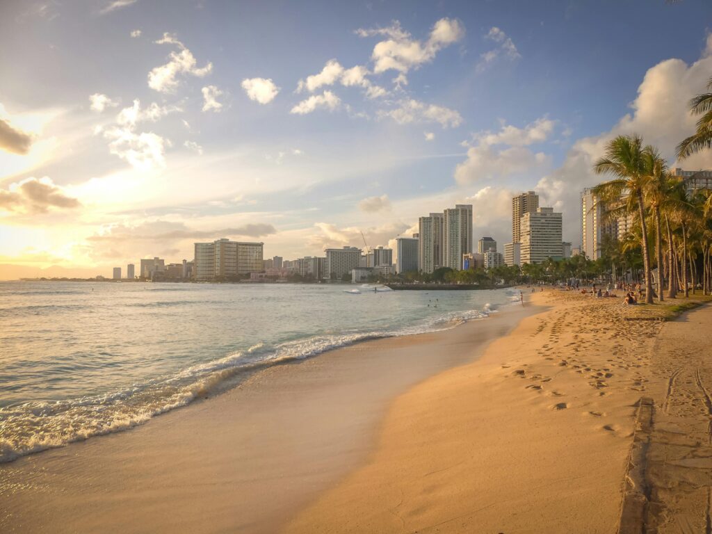 Beach in Hawaii.